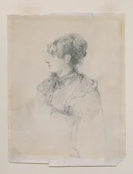 Porträtt av Mrs Parr(?), syster till Mrs John Sell Cotman, kallad 