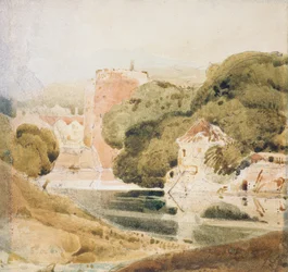 The Water Gate, York (akvarell på papper)