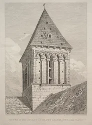 Tornet i kyrkan Haute Allemagne nära Caen.