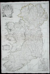 Karta över Irland