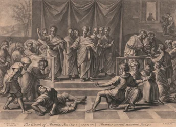Ananias död