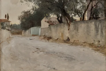 En väg i södern, ca 1878-84 (olja på duk)