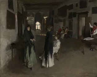 En venetiansk interiör, ca 1880-82