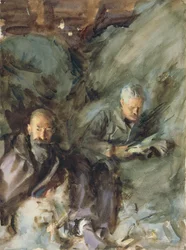 In a Hayloft, c.1904-07 (wc på papper)