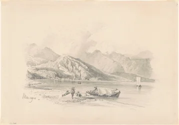 Lake Shore, Menaggio [recto], 1869.