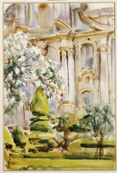 Palats och trädgårdar, Spanien, 1912