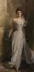 Porträtt av Lisa Colt Curtis, 1898