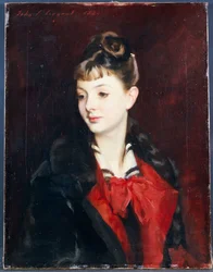 Porträtt av Miss Suzanne Poirson, 1884
