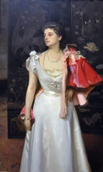 Porträtt av prinsessan Sophie Illarionovna Demidoff 1871-1953, född Vorontsova-Dashkova, 1895-1897