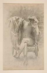 Sittande figur