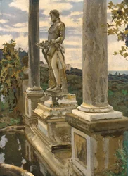 Staty av Vertumnus vid Frascati, 1907, c1930.
