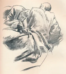 Study of Draperi, c1916