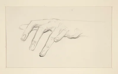 Studie av en hand