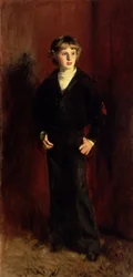 Den bortgångne majoren E.C. Harrison som pojke