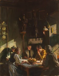 Tyrolsk interiör, 1915