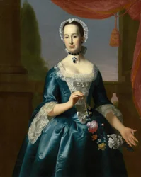Anne Fairchild Bowler (Mrs. Metcalf Bowler), ca. 1763 (olja på duk)
