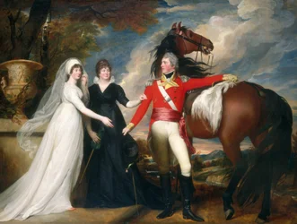 Överste William Fitch och hans systrar Sarah och Ann Fitch, 18001801.