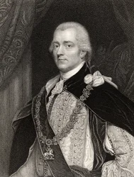 George John Spencer, 2nd Earl Spencer, graverad av B. Holl (1808-84), från 