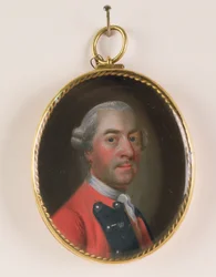 Miniatyrporträtt av Sir John St. Clair