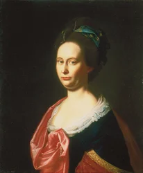 Porträtt av Mrs Jabez Bowen (Sara Brown), ca 1771-74