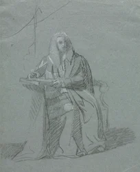 Porträtt av William Murray, Earl of Mansfield 1705-1793, ca. 1783.
