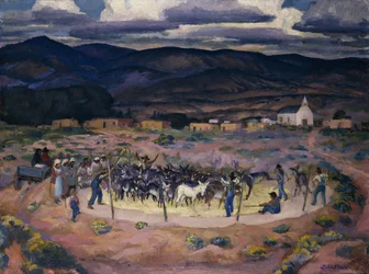 Burros tröska