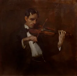 Violinist - Will Bradner (olja på duk)