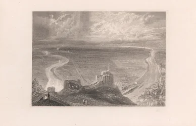 Chateau Gaillard, från öster