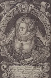 Frances, hertiginna av Richmond (1578-1639) från Generall Historie of Virginia, 1624