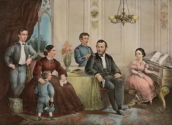 General Grant och hans familj - respektfullt tillägnad folket i Förenta staterna