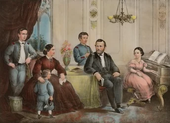 General Grant och hans familj