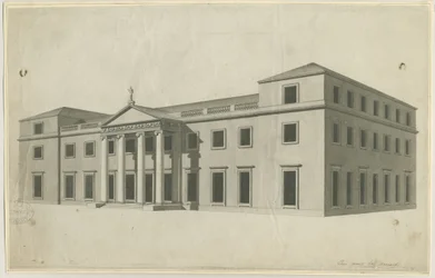 Chillington Hall: penn- och lavyrteckning, odaterad [?1780-talet]