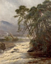 On the Dockart, Killin, Perthshire, Skottland, 1887