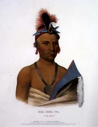 Kee-Shes-Wa, A Fox Chief, pub. av F.O.W. Greenough