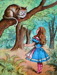 Alice och Cheshirekatten, ca 1910