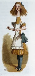 Alice i "Alice i Underlandet"" av Lewis Carroll, ill. Tenniel
