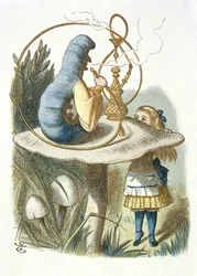 Alice möter den blå larven