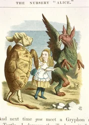 Mock Turtle och Gryphon