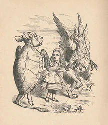 Den falska sköldpaddan, Alice och Gryphon, 1889