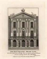 Framsidan av Old Theatre, Drury Lane