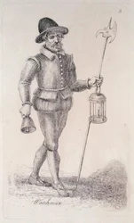 Väktare från ca 1680 (etsning)