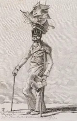 Joseph Johnson, från Etchings of Remarkable Beggars, Itinerant Traders and Other Persons..., 1815 9