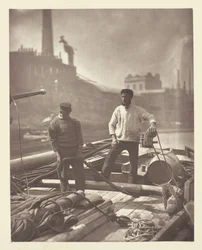 Arbetare på den tysta motorvägen, 1881.