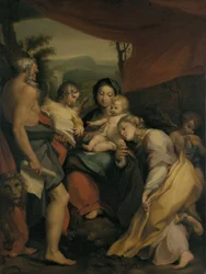 Madonnan med barnet och de heliga Hieronymus och Maria Magdalena