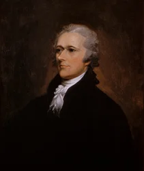 Porträtt av Alexander Hamilton