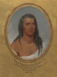Der junge Sachem, ein Häuptling der Sechs Nationen