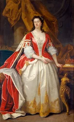 Elizabeth, grevinna av Northampton (olja på duk)