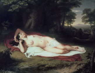 Ariadne sovande på ön Naxos, 1809-1814