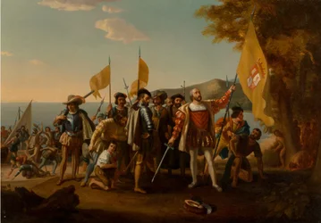 The Landing of Columbus, andra hälften av 1800-talet..
