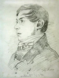 Anthony Vandyck Copley Fielding (1787-1855), 1810 (grafit på vävt papper)